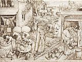 Pieter The Elder Bruegel Canvas Paintings - Prudence